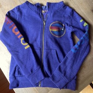 Purple Aviator Nation kids hoodie